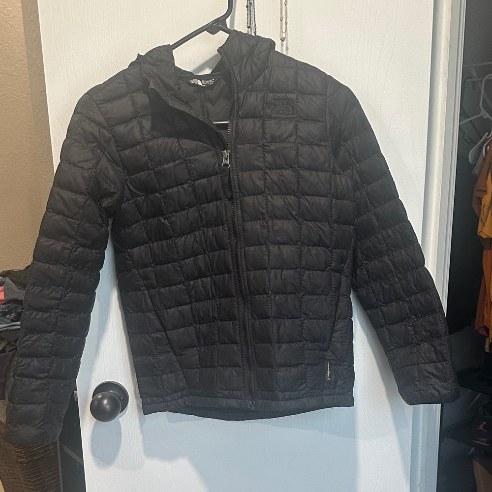 North face Boys Black Quilted Jacket